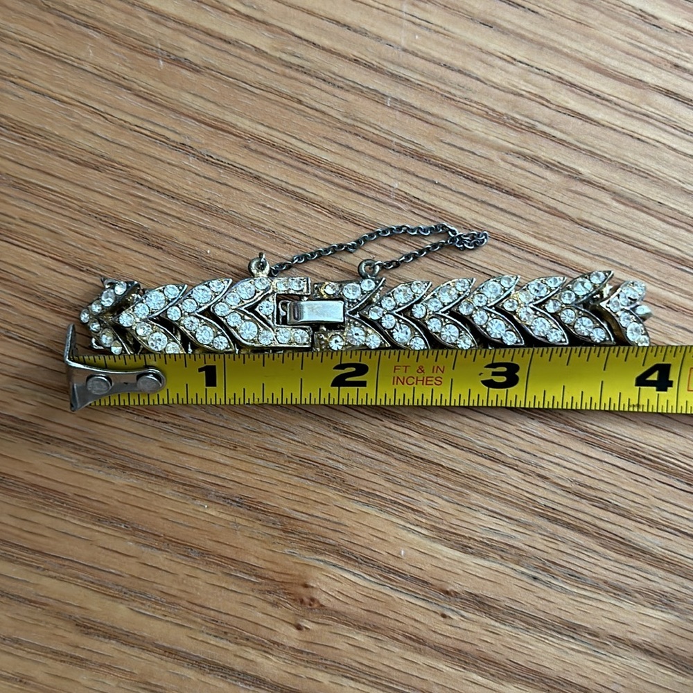 Gold Rhinestone Bracelet - Picture 5 of 5